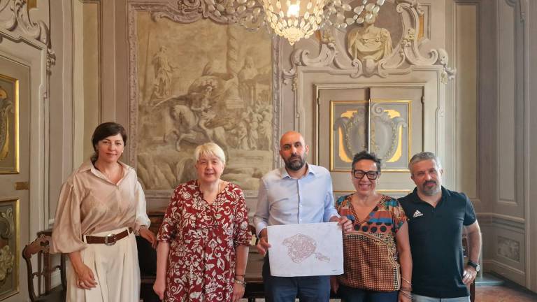 La presentazione ieri mattina La presentazione ieri mattina