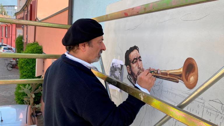 Rimini, nuovi murales felliniani al Borgo San Giuliano Rimini, nuovi murales felliniani al Borgo San Giuliano