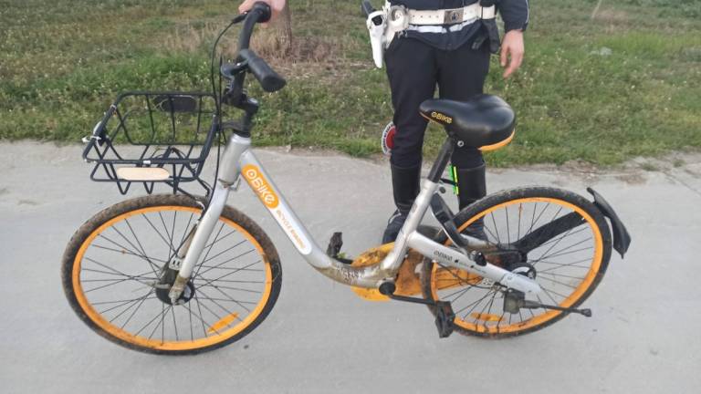 San Mauro Pascoli, i vigili recuperano bici elettrica nel fiume San Mauro Pascoli, i vigili recuperano bici elettrica nel fiume