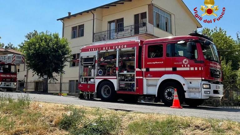 Meldola, incendio in un appartamento Meldola, incendio in un appartamento