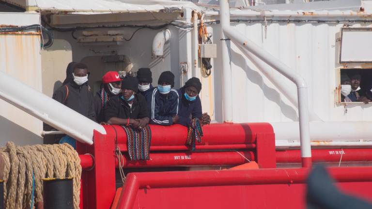 Lo sbarco dello scorso febbraio (Fiorentini) Lo sbarco dello scorso febbraio (Fiorentini)