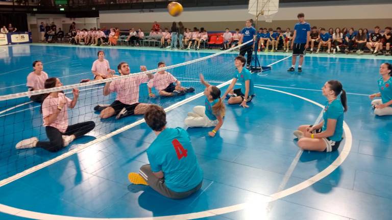 Partita di sitting volley Partita di sitting volley