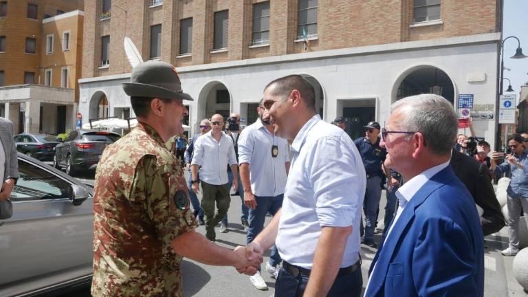 Il commissario Figliuolo torna a Ravenna per la prima riunione operativa Il commissario Figliuolo torna a Ravenna per la prima riunione operativa