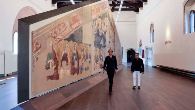 Il Giudizio Universale di Giovanni da Rimini torna all'Arengo Il Giudizio Universale di Giovanni da Rimini torna all'Arengo