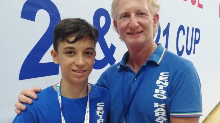 Karate, storico Christian Dan: il cervese è campione del mondo Under 14 Karate, storico Christian Dan: il cervese è campione del mondo Under 14