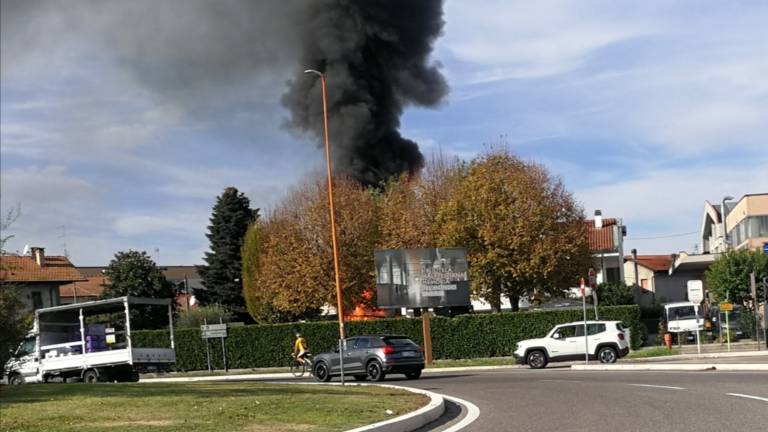 Cesena, incendio a Villa Chiaviche Cesena, incendio a Villa Chiaviche