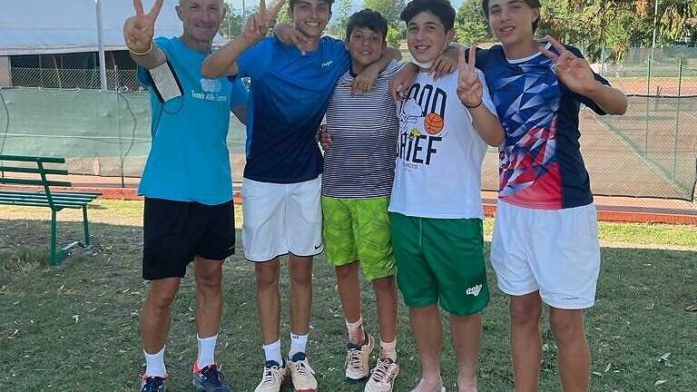 Tennis, poker del Villa Carpena allo Junior Next Gen Tennis, poker del Villa Carpena allo Junior Next Gen