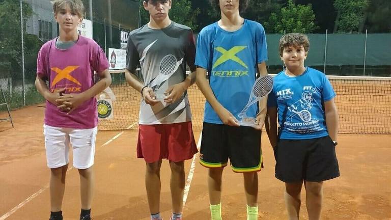 Tennis, Bezzi e Aber vincono l'under 16 al Ct Venustas Tennis, Bezzi e Aber vincono l'under 16 al Ct Venustas