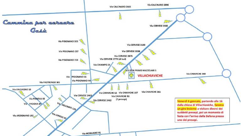 Cesena, l'idea di don Daniele: la mappa dei presepi stampata nel retro del santino Cesena, l'idea di don Daniele: la mappa dei presepi stampata nel retro del santino