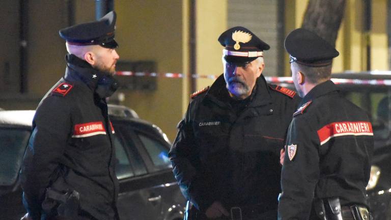 Al centro, il maresciallo Luciano Masini Al centro, il maresciallo Luciano Masini