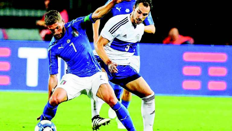 L'Italia rifila otto sberle a San Marino L'Italia rifila otto sberle a San Marino