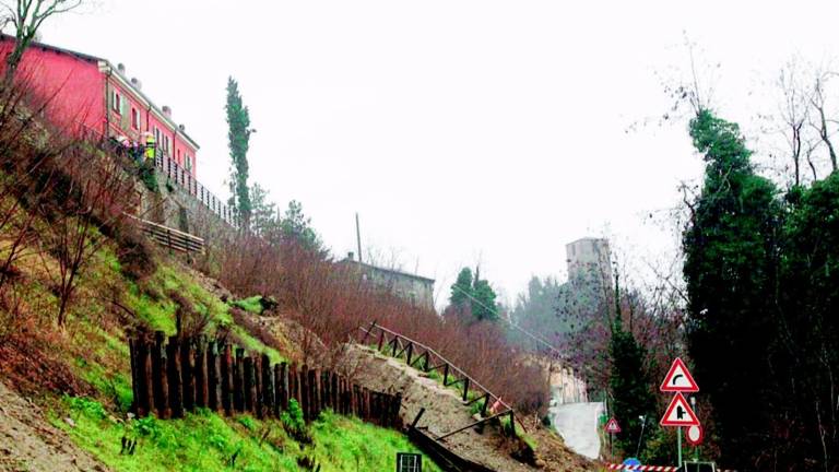 Piano da 550mila euro per la frana di Roversano Piano da 550mila euro per la frana di Roversano