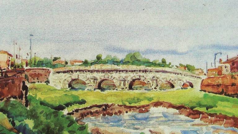 Duemila anni di grande bellezza Quello di Rimini è uno dei ponti romani più belli e meglio conservati Lo hanno celebrato tanti artisti fra cui Amati, Campana, Pasquini e Della Bartola Duemila anni di grande bellezza Quello di Rimini è uno dei ponti romani più belli e meglio conservati Lo hanno celebrato tanti artisti fra cui Amati, Campana, Pasquini e Della Bartola