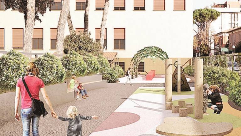 I bambini ridisegnano gli spazi della sosta in viale Mazzini I bambini ridisegnano gli spazi della sosta in viale Mazzini