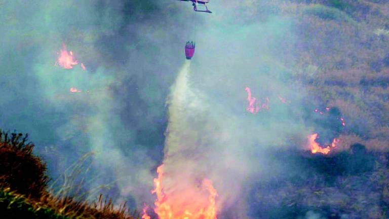 Incendio domato dopo 19 ore Incendio domato dopo 19 ore