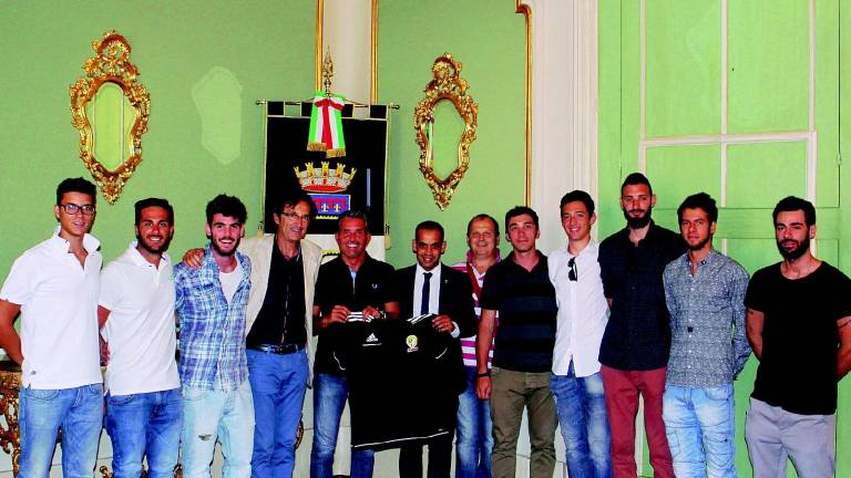 La promozione della Virtus festeggiata in Comune La promozione della Virtus festeggiata in Comune