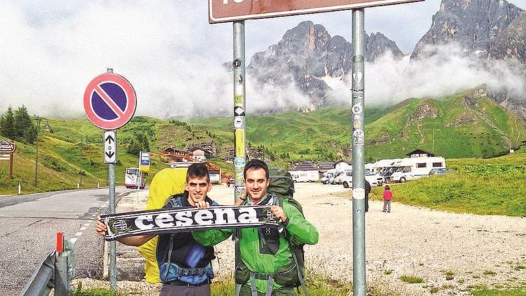 La cento chilometri dei tifosi del Cesena La cento chilometri dei tifosi del Cesena