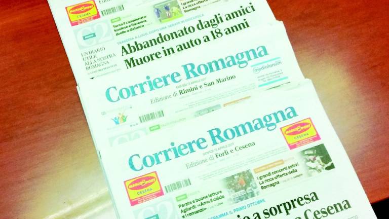 Il Corriere Romagna da 25 anni con voi Il Corriere Romagna da 25 anni con voi