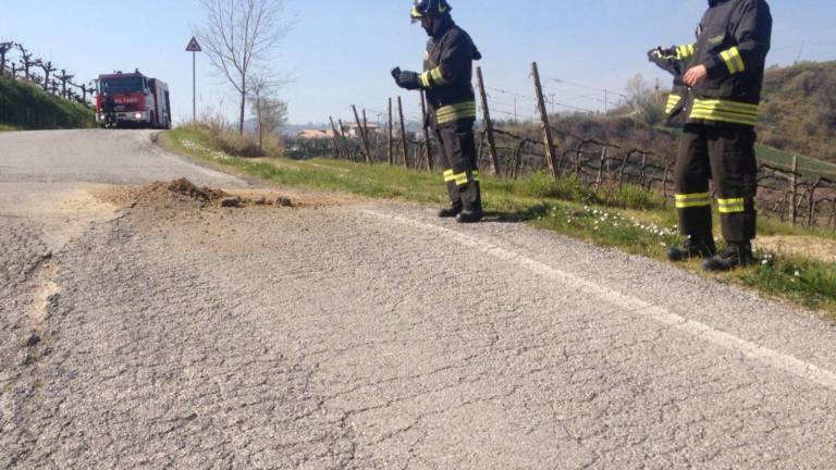 Rotta conduttura del gas: strada chiusa 5 ore Rotta conduttura del gas: strada chiusa 5 ore