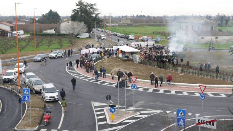 Inaugurata la bretella gronda con la protesta Inaugurata la bretella gronda con la protesta