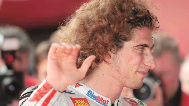 MotoGp, sabato sera a Misano il rombo della Honda Gresini di Marco Simoncelli MotoGp, sabato sera a Misano il rombo della Honda Gresini di Marco Simoncelli