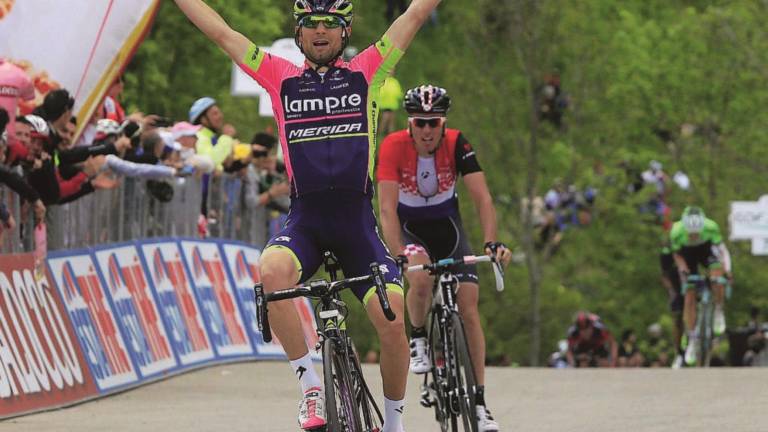 Giro d'Italia: vince Ulissi, Evans in Rosa Giro d'Italia: vince Ulissi, Evans in Rosa