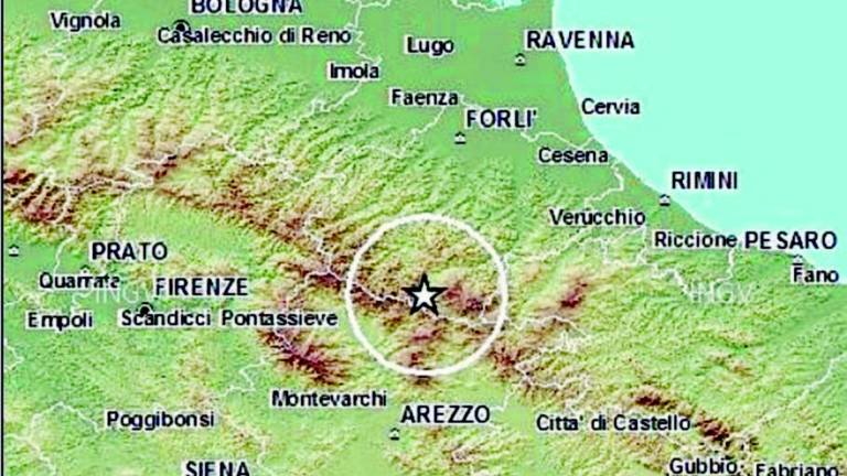 Scossa di terremoto in Valle Savio Scossa di terremoto in Valle Savio