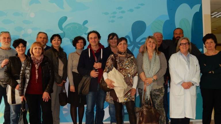 Pareti colorate donate alla Pediatria di Comunità Pareti colorate donate alla Pediatria di Comunità