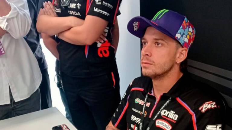 Marco Bezzecchi a Misano Marco Bezzecchi a Misano