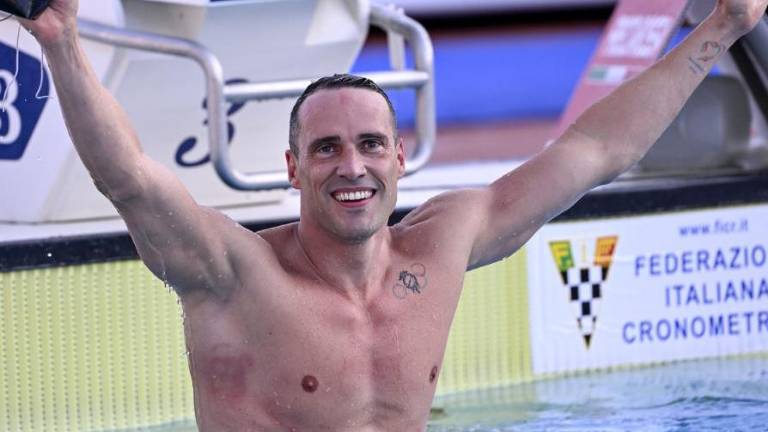 Nuoto, Scozzoli e Cerasuolo: passaggio di consegne Nuoto, Scozzoli e Cerasuolo: passaggio di consegne