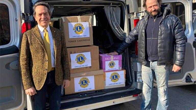 Il Lions Club Forlì Host dona farmaci in aiuto all'Ucraina Il Lions Club Forlì Host dona farmaci in aiuto all'Ucraina