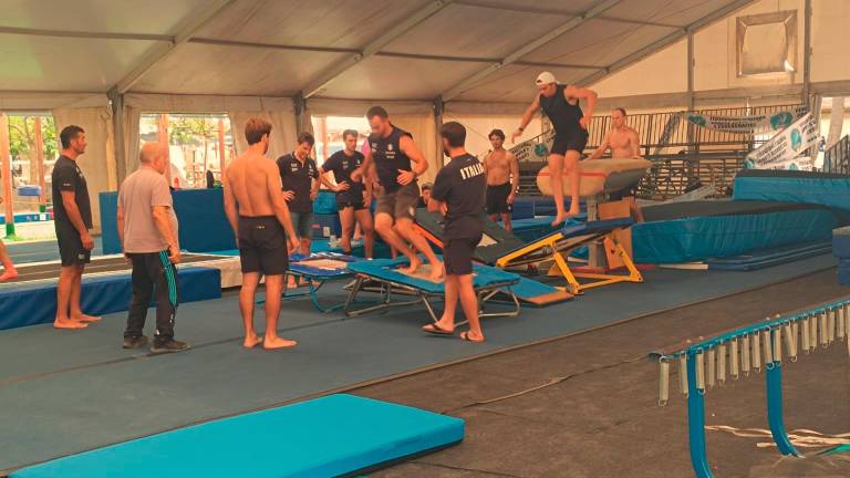 Cesenatico, gli allenamenti della “valanga azzurra” Cesenatico, gli allenamenti della “valanga azzurra”