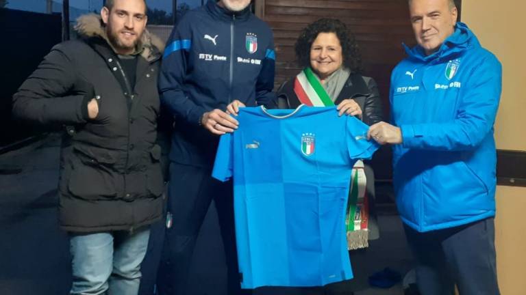 Calcio, l'Italia Under 21 prepara a San Mauro Pascoli l'amichevole di Ancona con la Germania Calcio, l'Italia Under 21 prepara a San Mauro Pascoli l'amichevole di Ancona con la Germania