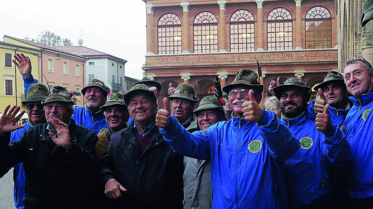 Cinquemila alpini alla scoperta di Rimini, in vista dell'Adunata Cinquemila alpini alla scoperta di Rimini, in vista dell'Adunata