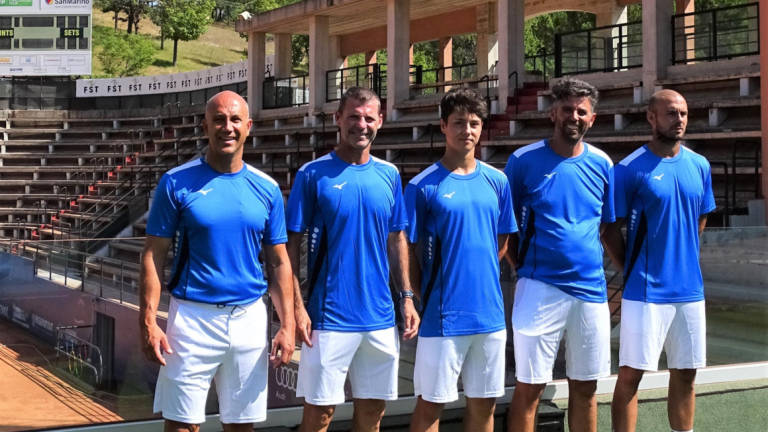 Tennis Coppa Davis, San Marino debutta domani con l'Albania Tennis Coppa Davis, San Marino debutta domani con l'Albania
