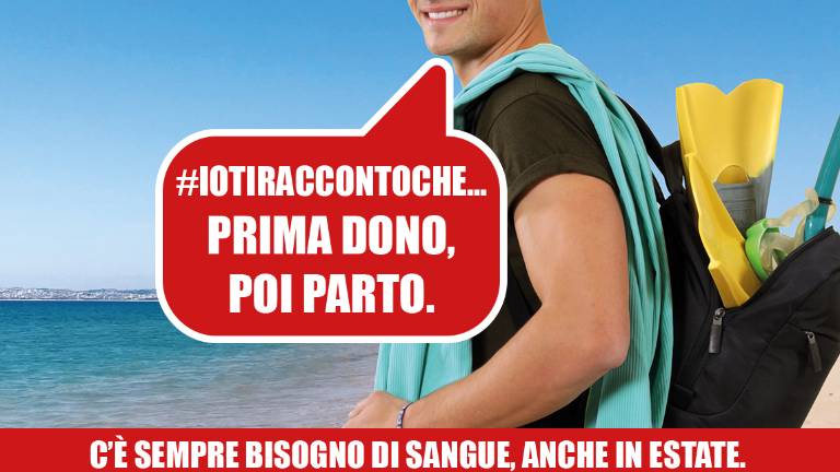 Donare sangue mi fa stare bene Donare sangue mi fa stare bene