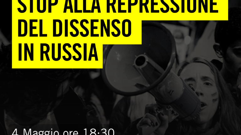 Rimini, Amnesty International mercoledì in piazza contro la repressione del dissenso in Russia Rimini, Amnesty International mercoledì in piazza contro la repressione del dissenso in Russia