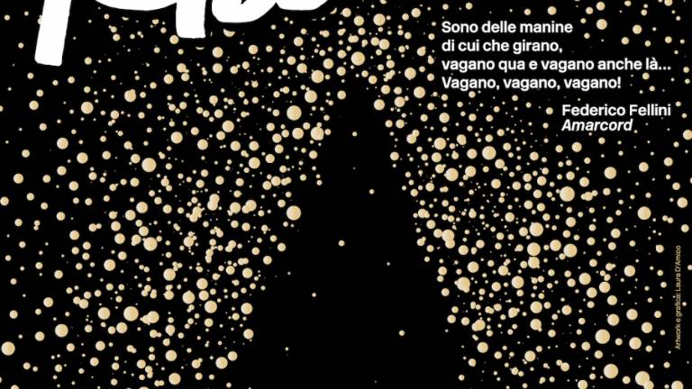 Riccione, a Ferragosto la cartolina di Natale dedicata a Fellini Riccione, a Ferragosto la cartolina di Natale dedicata a Fellini