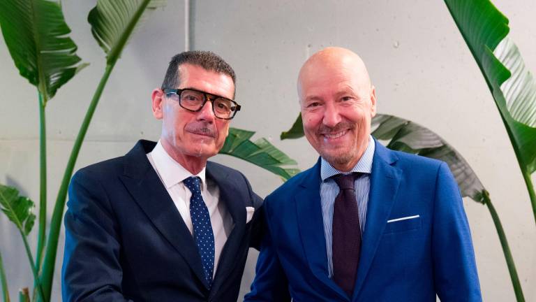Il presidente Ermeti e l’amministratore delegato Peraboni Il presidente Ermeti e l’amministratore delegato Peraboni