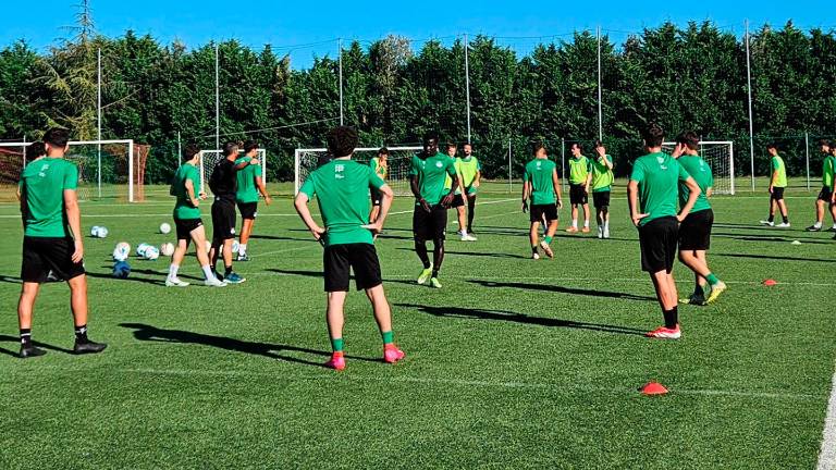 Il Gambettola nel primo giorno di allenamento Il Gambettola nel primo giorno di allenamento
