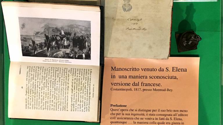 Esposto a Lugo manoscritto attribuito a Napoleone Bonaparte Esposto a Lugo manoscritto attribuito a Napoleone Bonaparte