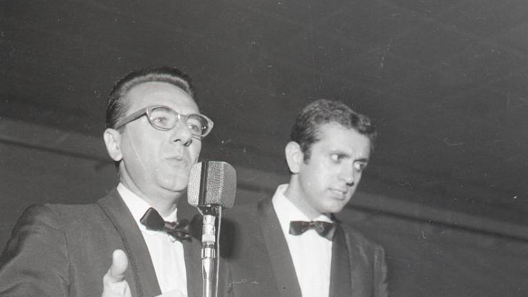 Inaugurazione de L?Altro Mondo, a destra Gilberto Amati Inaugurazione de L?Altro Mondo, a destra Gilberto Amati