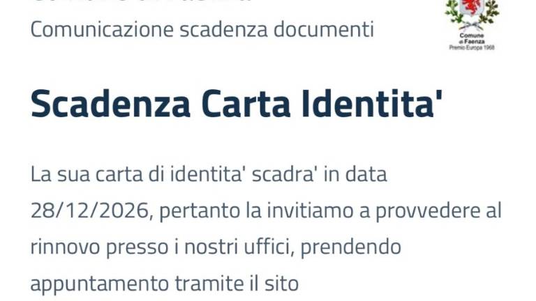 Faenza, più servizi online dall'ente per la popolazione Faenza, più servizi online dall'ente per la popolazione