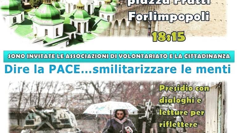 Forlimpopoli, martedì presidio per la pace in piazza Fratti Forlimpopoli, martedì presidio per la pace in piazza Fratti