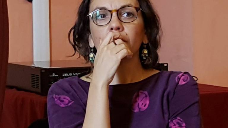 Elettra Stamboulis presenta a Ravenna il libro a fumetti sulla sua Grecia Elettra Stamboulis presenta a Ravenna il libro a fumetti sulla sua Grecia