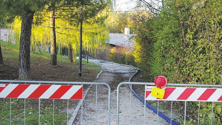 Rimini, Parco della Cava: il laghetto tracima. «Sottopasso bloccato per settimane» Rimini, Parco della Cava: il laghetto tracima. «Sottopasso bloccato per settimane»