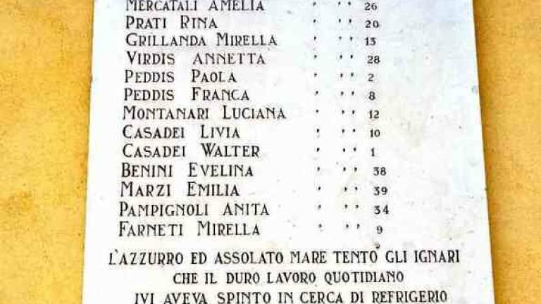 Naufragio della barca Consolata: venerdì la cerimonia di commemorazione a Cesenatico Naufragio della barca Consolata: venerdì la cerimonia di commemorazione a Cesenatico