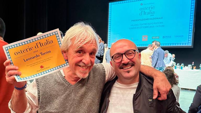 Leonardo Torrini e Maurizio Cutropia premiati a Milano Leonardo Torrini e Maurizio Cutropia premiati a Milano