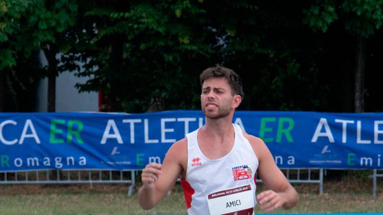 Francesco Amici della Libertas Forlì ottimo terzo nel decathlon a Bologna Francesco Amici della Libertas Forlì ottimo terzo nel decathlon a Bologna