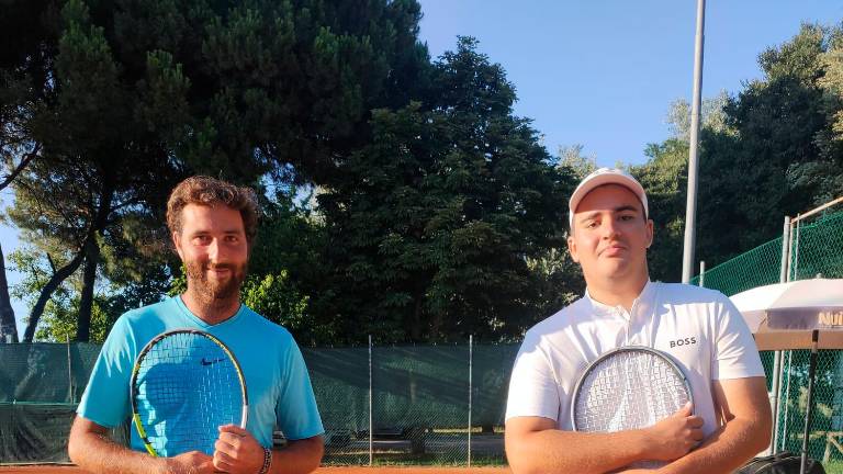 Da sinistra Diego Zanni e Leone Spadoni Da sinistra Diego Zanni e Leone Spadoni